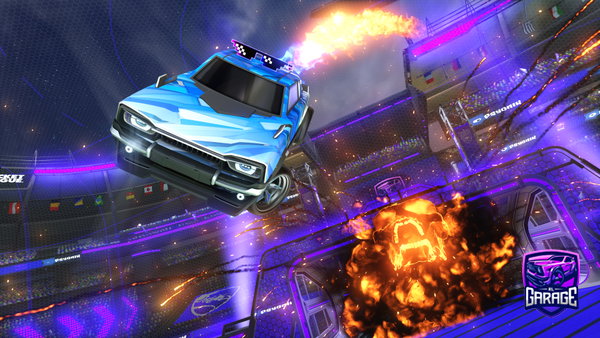 A Rocket League car design from BruhXYZ