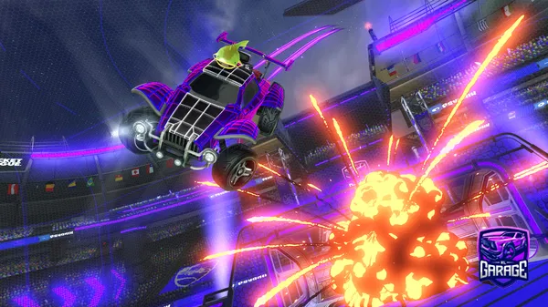 A Rocket League car design from Axeltacos26