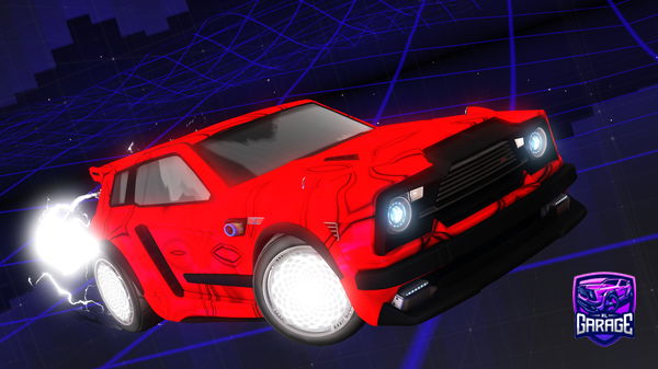 A Rocket League car design from fennecwarrior