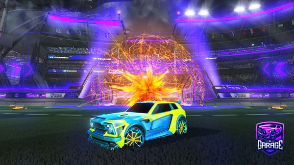 A Rocket League car design from Juan9321