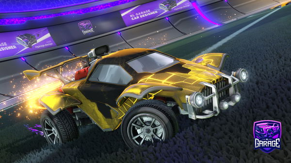 A Rocket League car design from T3cno17