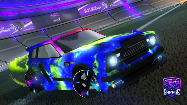 A Rocket League car design from babayoman