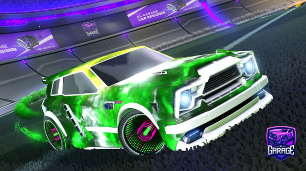 A Rocket League car design from spaldhinos