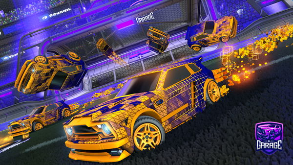 A Rocket League car design from Fraftyxd