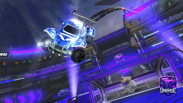 A Rocket League car design from santim_boi