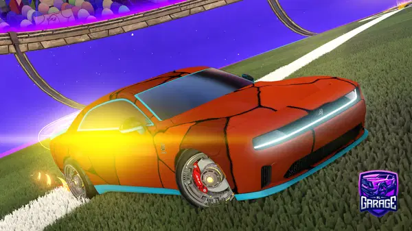 A Rocket League car design from KingCucumber