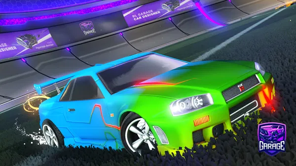 A Rocket League car design from Maicon345