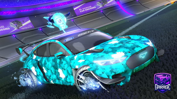 A Rocket League car design from Fotevailar1