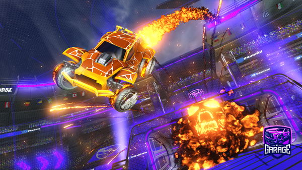 A Rocket League car design from iratherweep