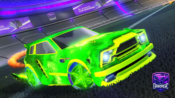 A Rocket League car design from gmalaucran