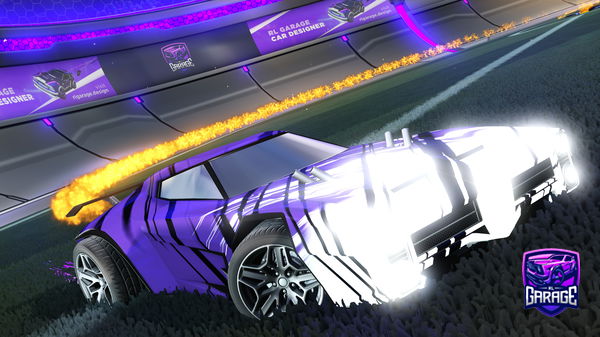 A Rocket League car design from Fifoludek