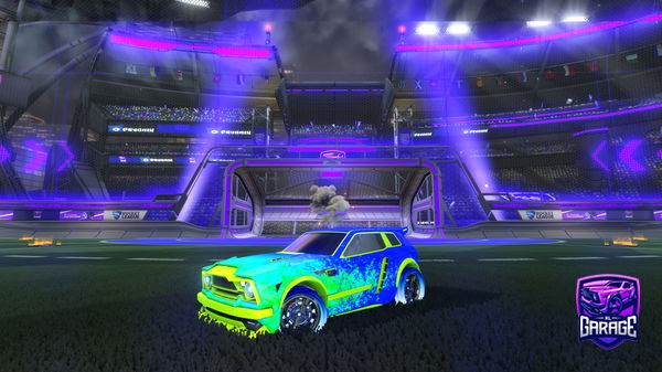 A Rocket League car design from andyco5
