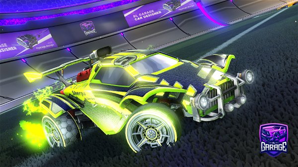 A Rocket League car design from Hrkillreal
