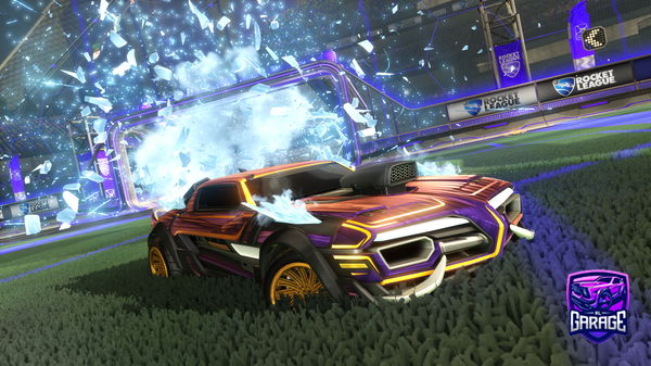 A Rocket League car design from Sp3nc3r9456