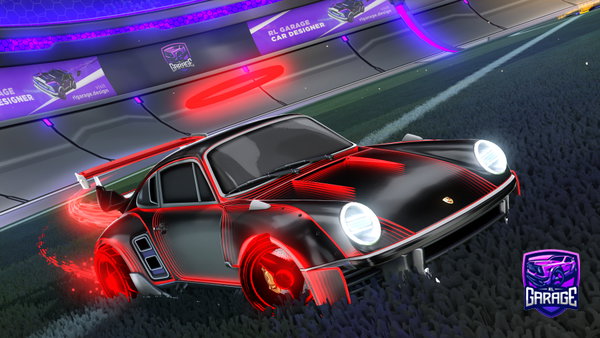 A Rocket League car design from RotatingEmu