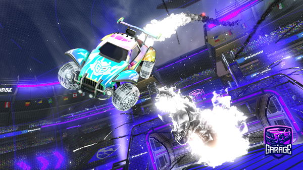 A Rocket League car design from Bauda77