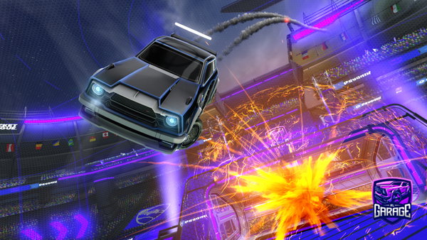 A Rocket League car design from Lalopop24