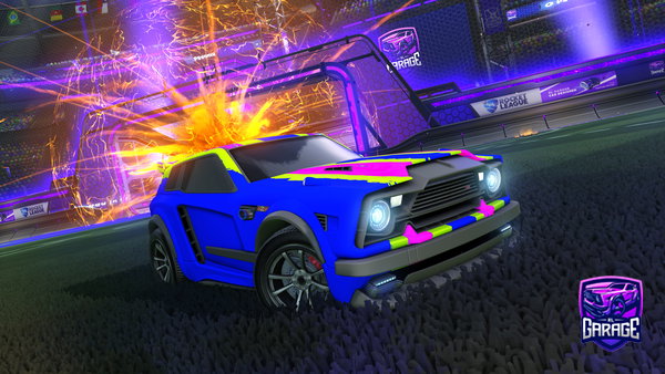A Rocket League car design from Thets02