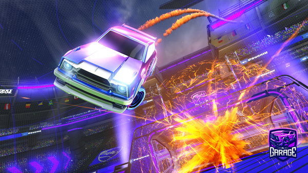 A Rocket League car design from FaZeTrY_Fyreo1