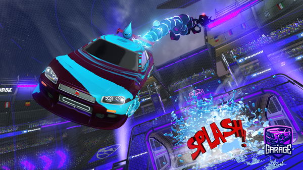 A Rocket League car design from LoompYUH