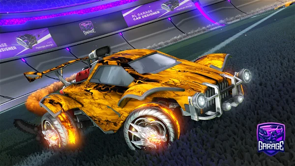 A Rocket League car design from Omeger66