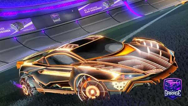 A Rocket League car design from Synat