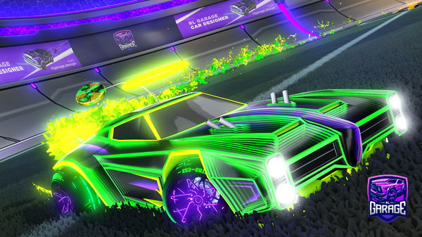 A Rocket League car design from Grapes_SL