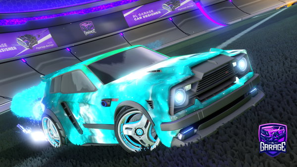 A Rocket League car design from ALEKKER14