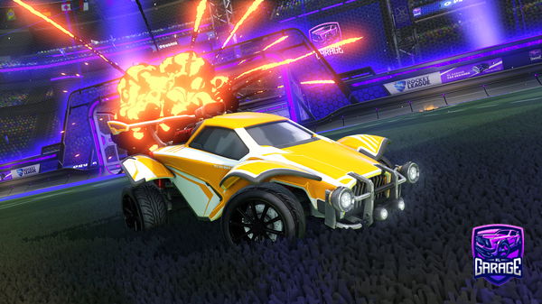 A Rocket League car design from wategaming
