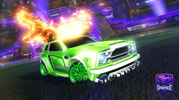 A Rocket League car design from Makkina