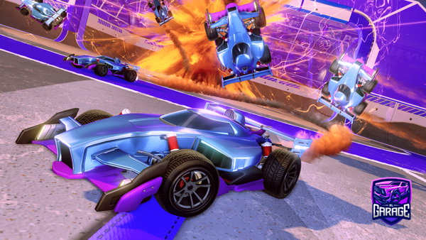 A Rocket League car design from Click_infernal
