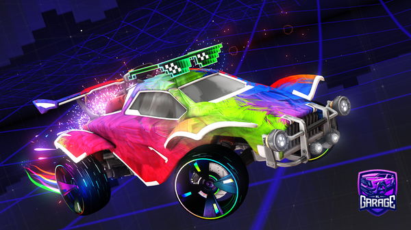 A Rocket League car design from Ayvix