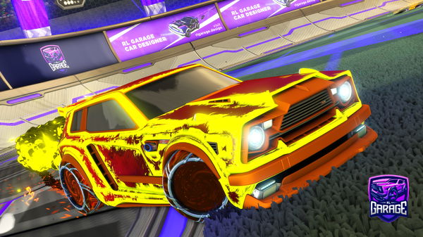 A Rocket League car design from MushroomKing00