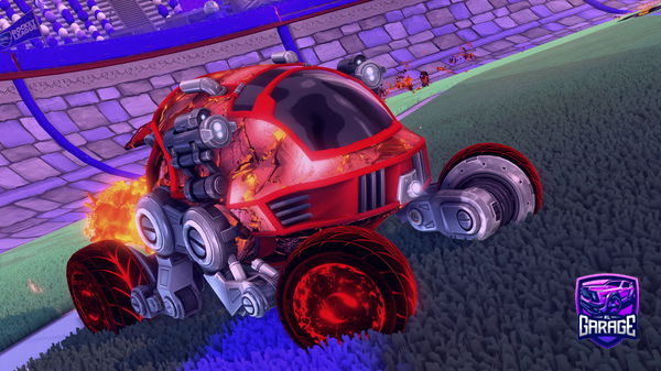 A Rocket League car design from Fster21