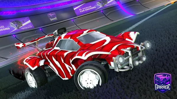 A Rocket League car design from GoBlitzy