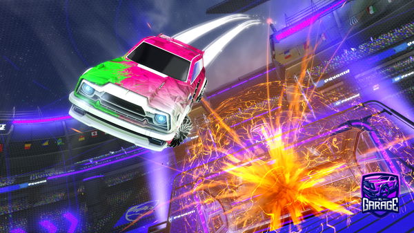 A Rocket League car design from Illumana