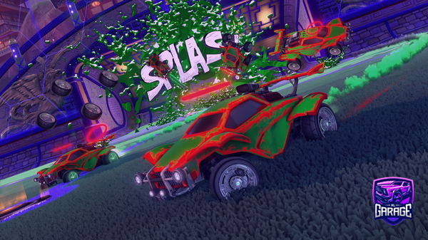 A Rocket League car design from alberito