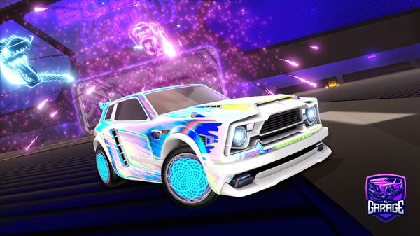 A Rocket League car design from Leon82Li