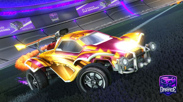 A Rocket League car design from Ludde1209