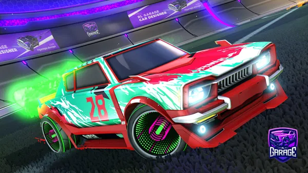 A Rocket League car design from Flerp720