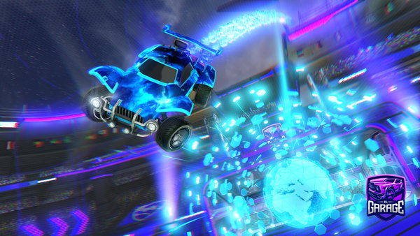 A Rocket League car design from TeamMortyyyy