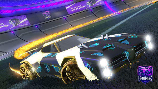 A Rocket League car design from Octy2