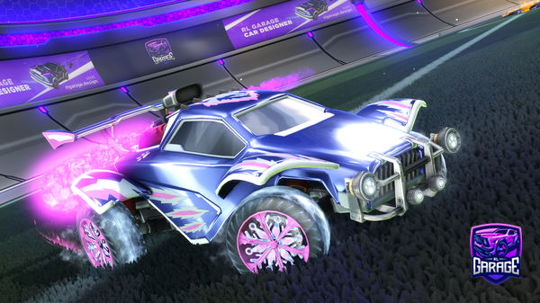 A Rocket League car design from HoopFestBaller30