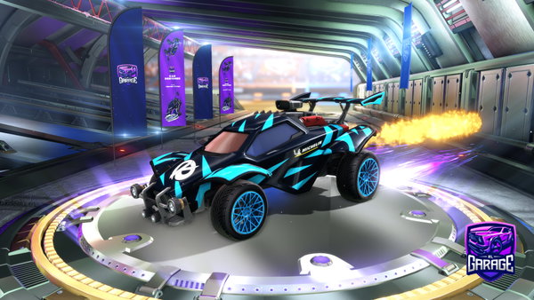 A Rocket League car design from MYST1KALL
