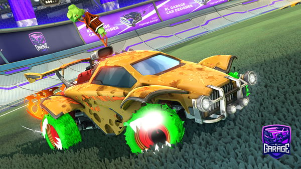 A Rocket League car design from Toxic_Chawin