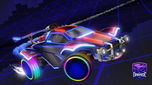 A Rocket League car design from Dxrkrl1