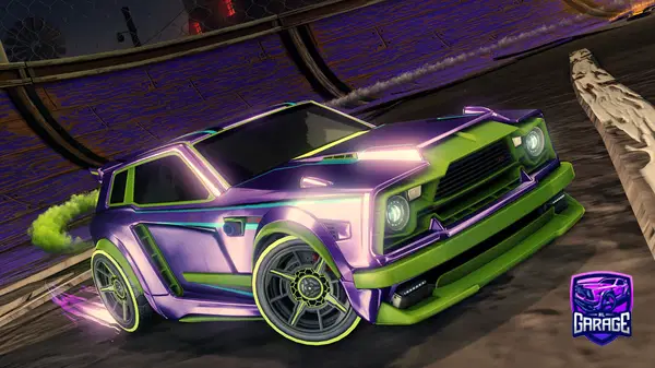 A Rocket League car design from Yalva