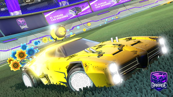 A Rocket League car design from Abeillonnaise