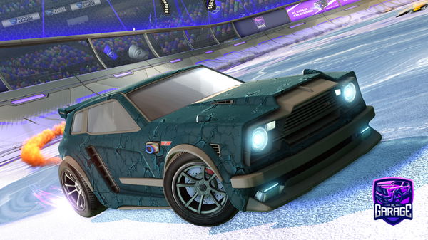 A Rocket League car design from Donutfutur