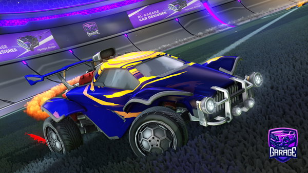 A Rocket League car design from Void_blk